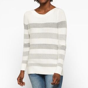 StitchFix Market & Spruce Tawnee Cotton Blend Waffle Stitch Sweater